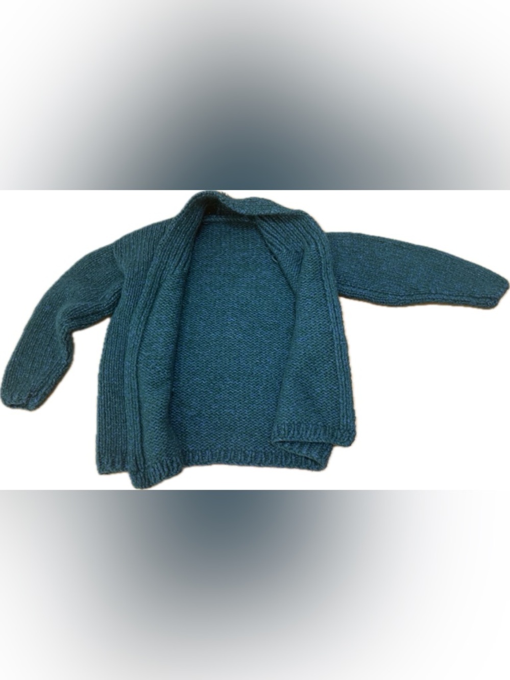 Chunky Hand Knit Wrap Front Cardigan